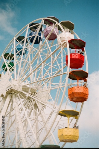 ferris wheel on a sky