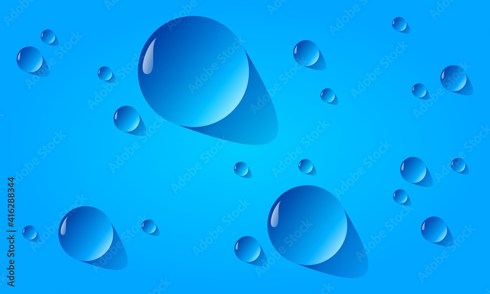 Water drop for background illustration vector design
