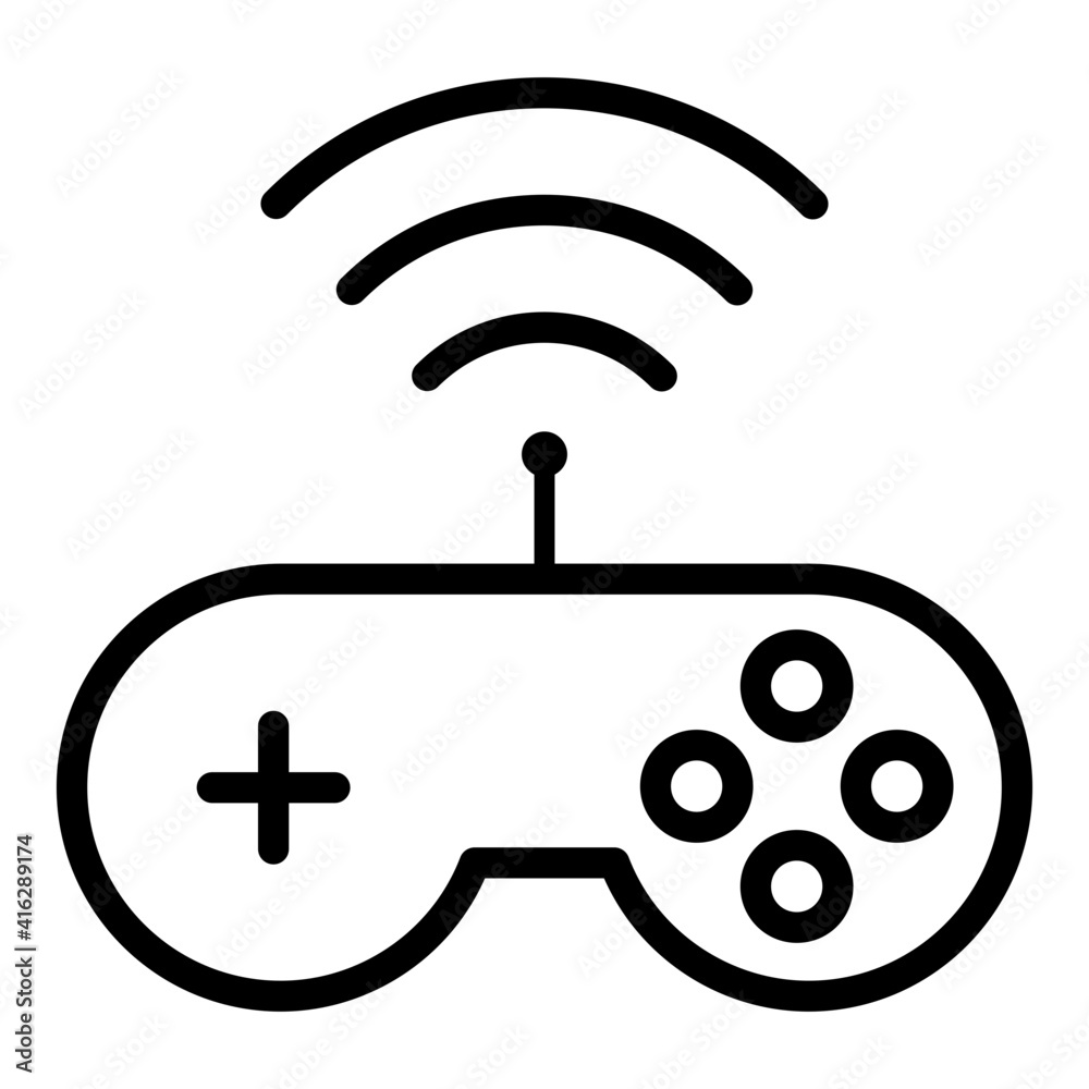A creative design vector of smart gamepad A creative design vector of smart gamepad