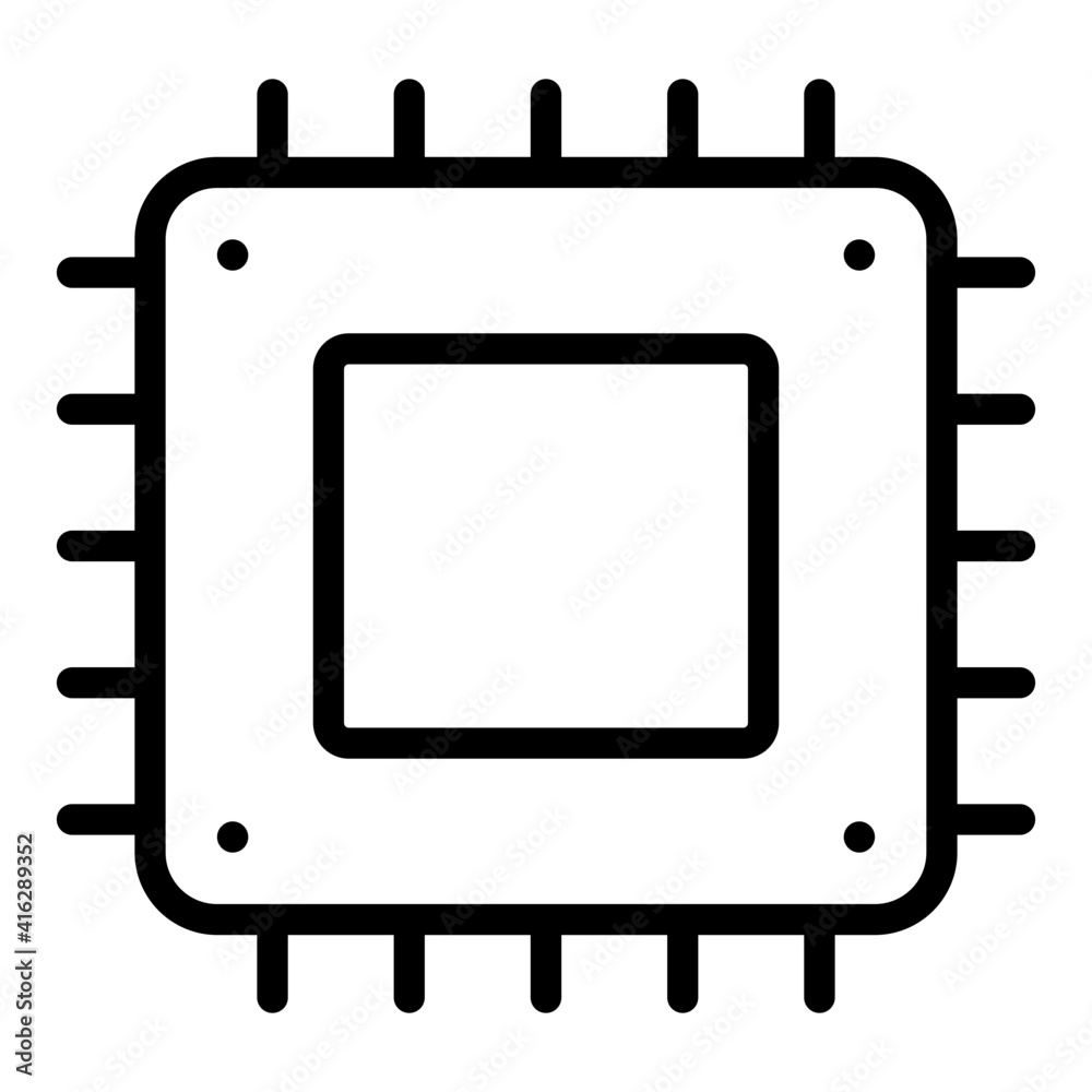 A linear vector design of microchip A linear vector design of microchip
