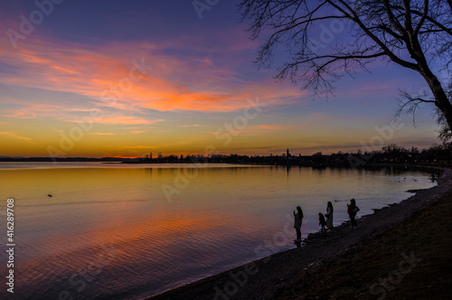 Chiemsee nach Sonnenuntergang