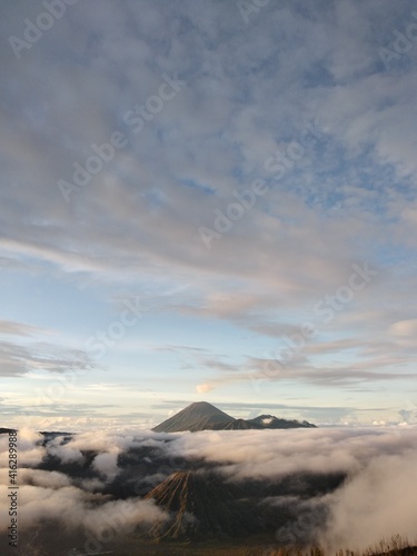 Beautiful Clouds On The Mountains 