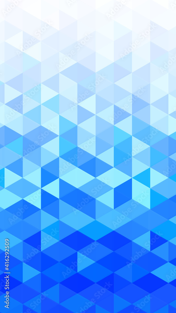 青色のポリゴンベクターフレーム縦長背景素材 Stock Vector Adobe Stock