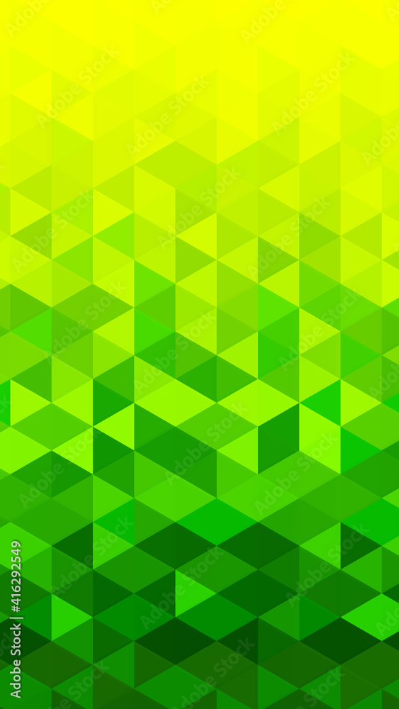 緑色のポリゴンベクターフレーム縦長背景素材 Stock Vector Adobe Stock