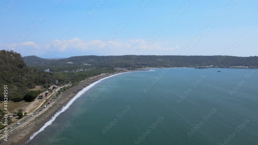 Aerial View of Puerto Caldera in Costa Rica Aerial View of Puerto Caldera in Costa Rica