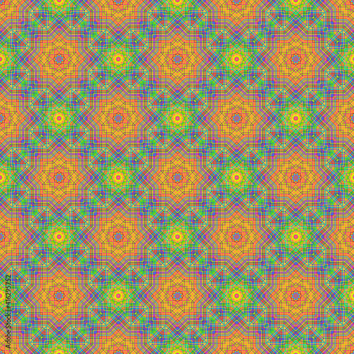 floral mosaic background