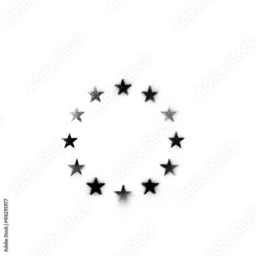 animated stars of the european flag © Jan R