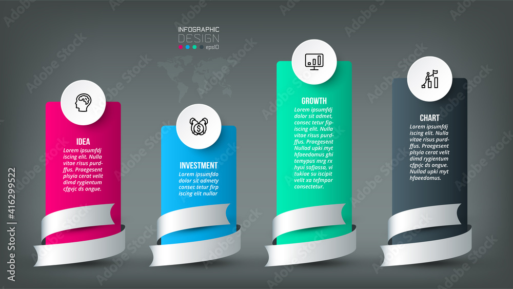 Business concept infographic template design. Business concept infographic template design.
