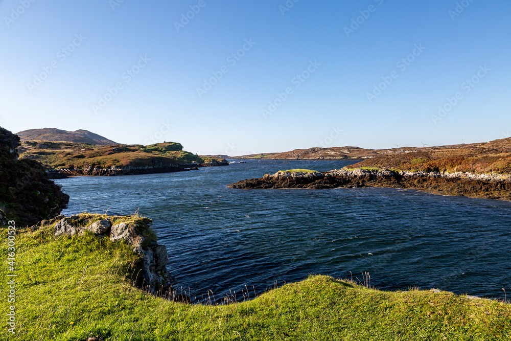 The Rugged Landscape around Loch Skipport on the Island of South Uist