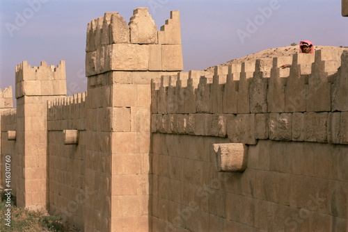 Boundary wall, Nineveh, Iraq photo