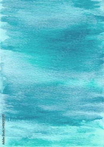 Light blue abstract texture background with watercolor