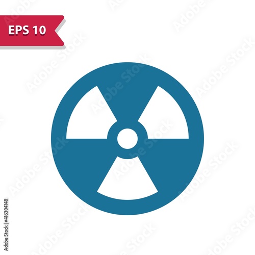 Nuclear, radiation, radioactive symbol