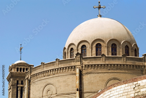 Exterior of St. Mari Gerges Church, Coptic Cairo, Cairo, Egypt photo