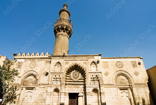 Al-Aqmar Mosque, Khan El Khalili, Cairo, Egypt photo