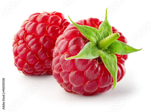 Canvas-taulu Raspberry isolated