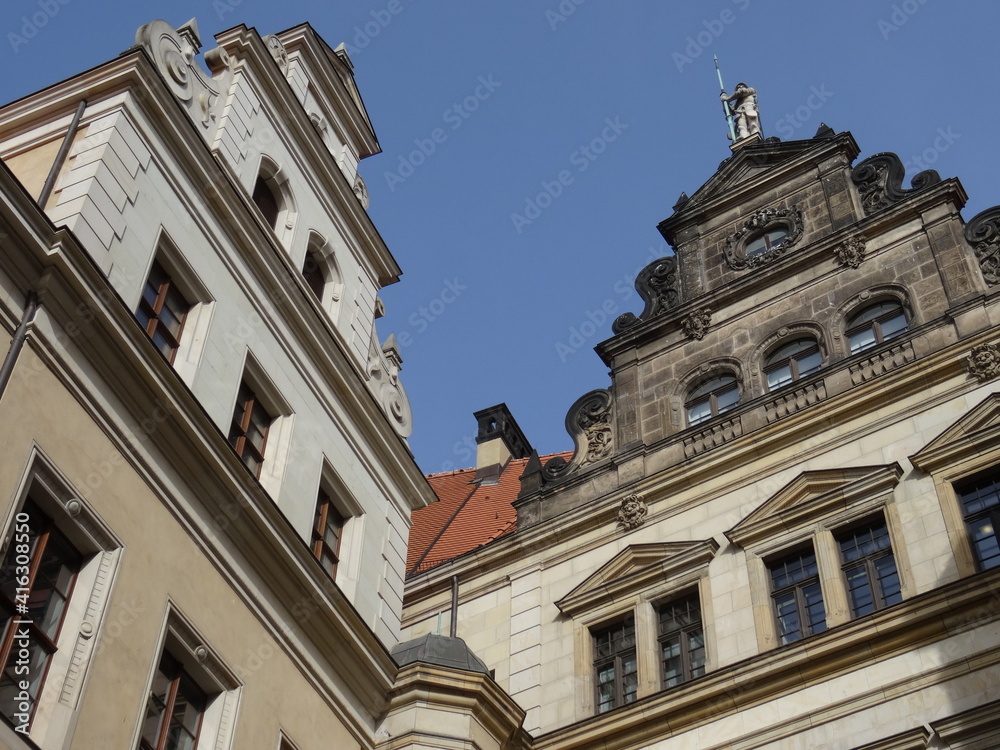 Residenzschloss und Georgentor in Dresden