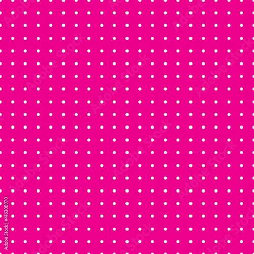 White and pink Polka Dot seamless pattern. Vector background.