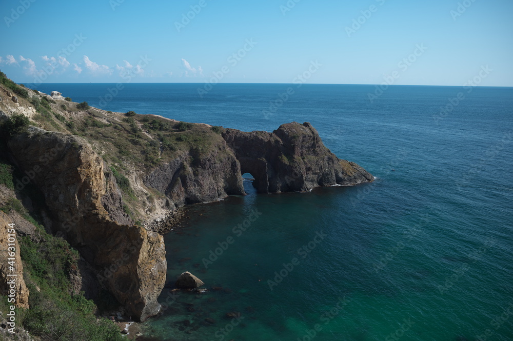 cliffs at the coast