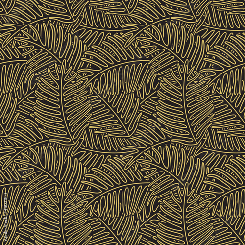 Vintage tropic pattern design