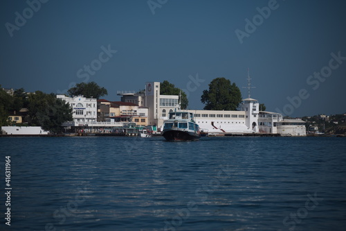 Ships in the bay of Crimea © lesa8080