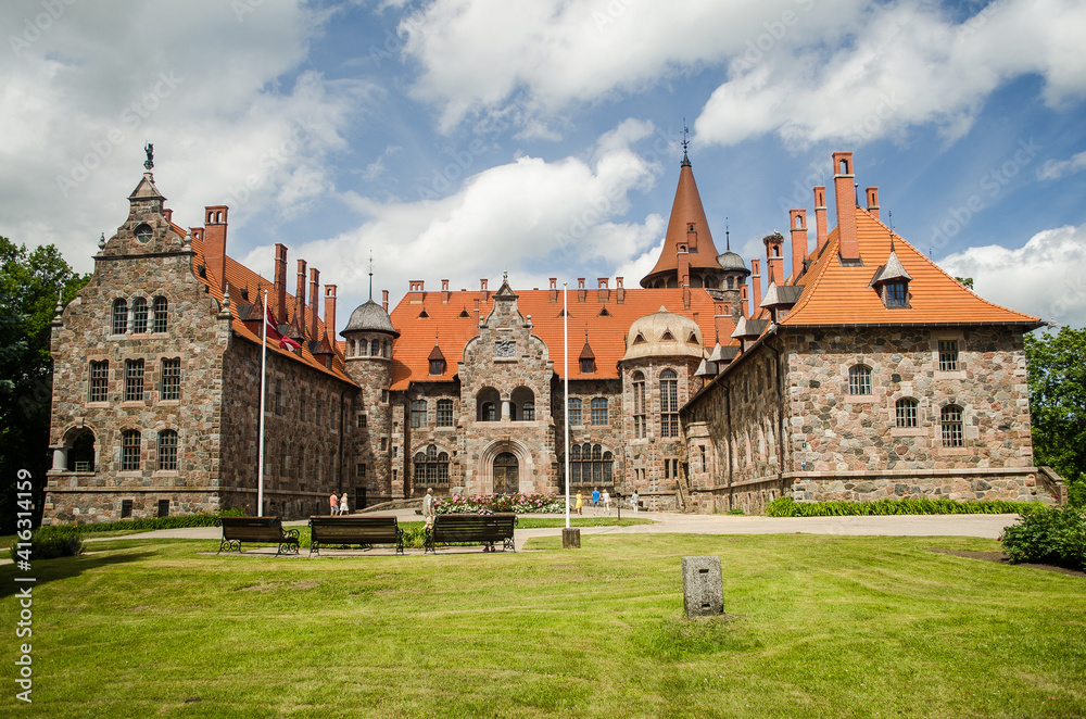 Cesvaine medieval castle in Latvia