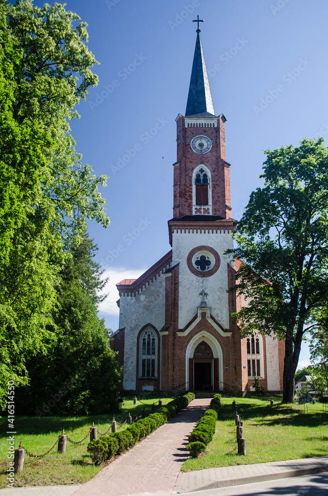 Old Evangelical Lutheran Church in Lubana, Latvia Old Evangelical Lutheran Church in Lubana, Latvia
