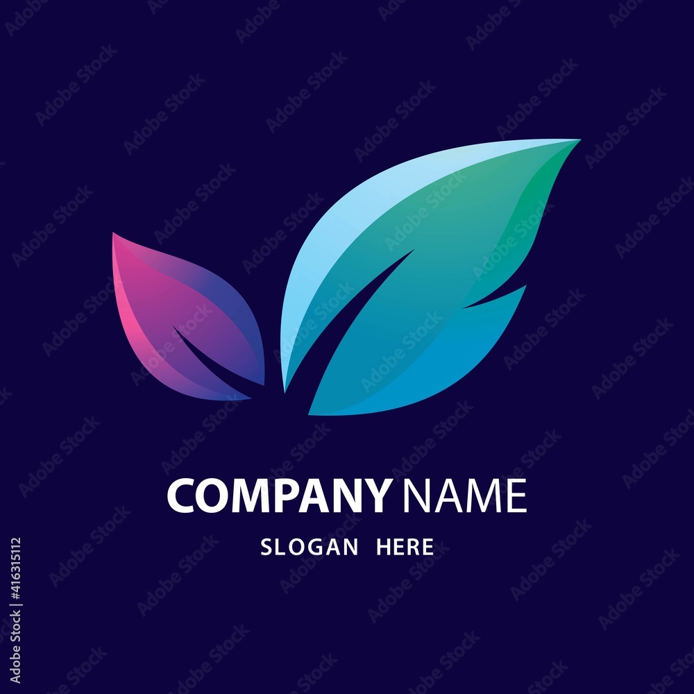Leaf logo images