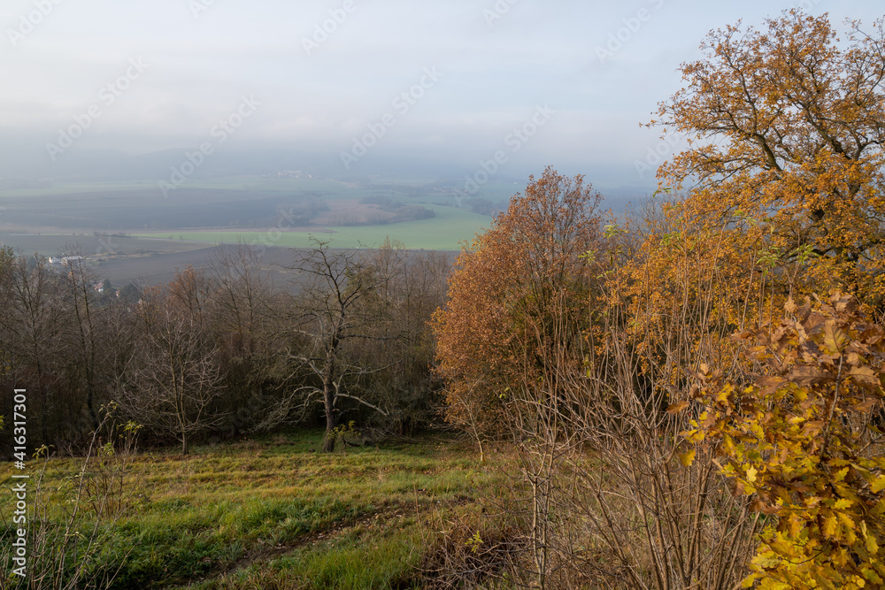 View from Kalvarie hill, Czech republic