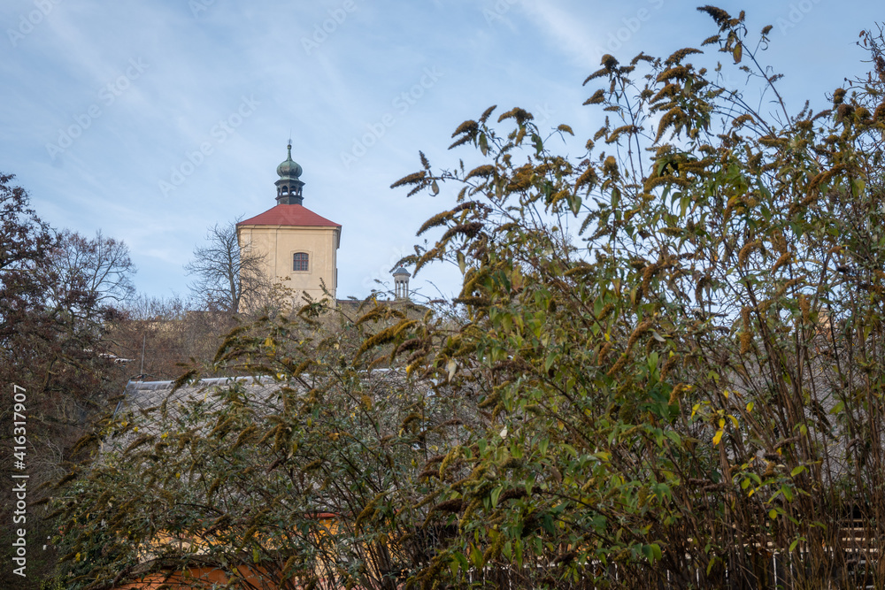 View at the Kalvarie hill, Czech republic