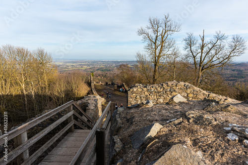 Ausblick von der Löwenburg im Siebengebirge photo