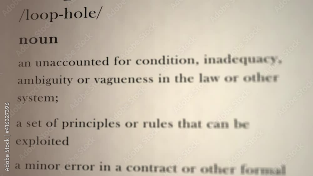 Loophole Definition