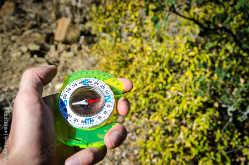 Compass in Hand.