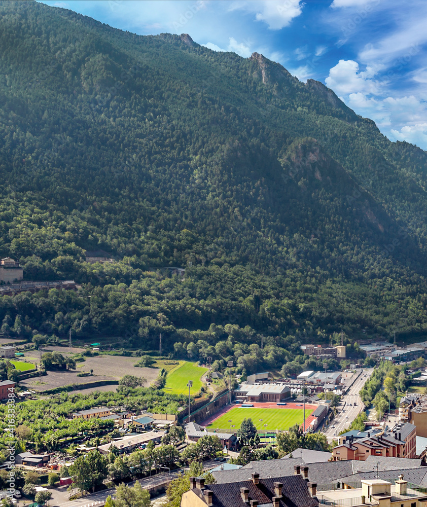 Fototapeta premium Andorra with nature