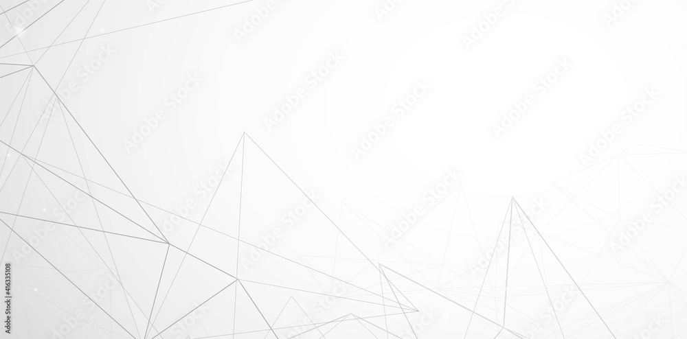 Gray gradient background design. Abstract geometric background with liquid shapes. 