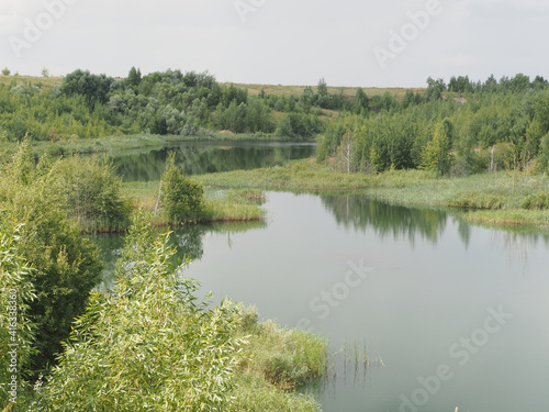 Obraz na płótnie lake in the forest w salonie