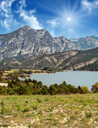 Lake in the valley