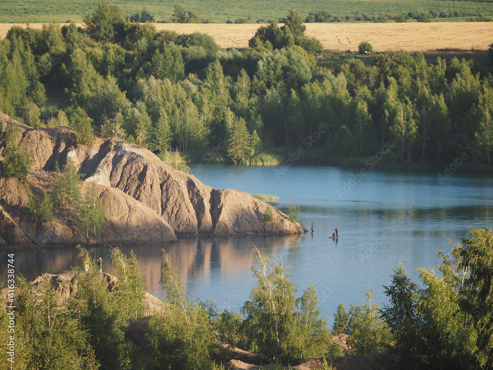 lake in the mountains
