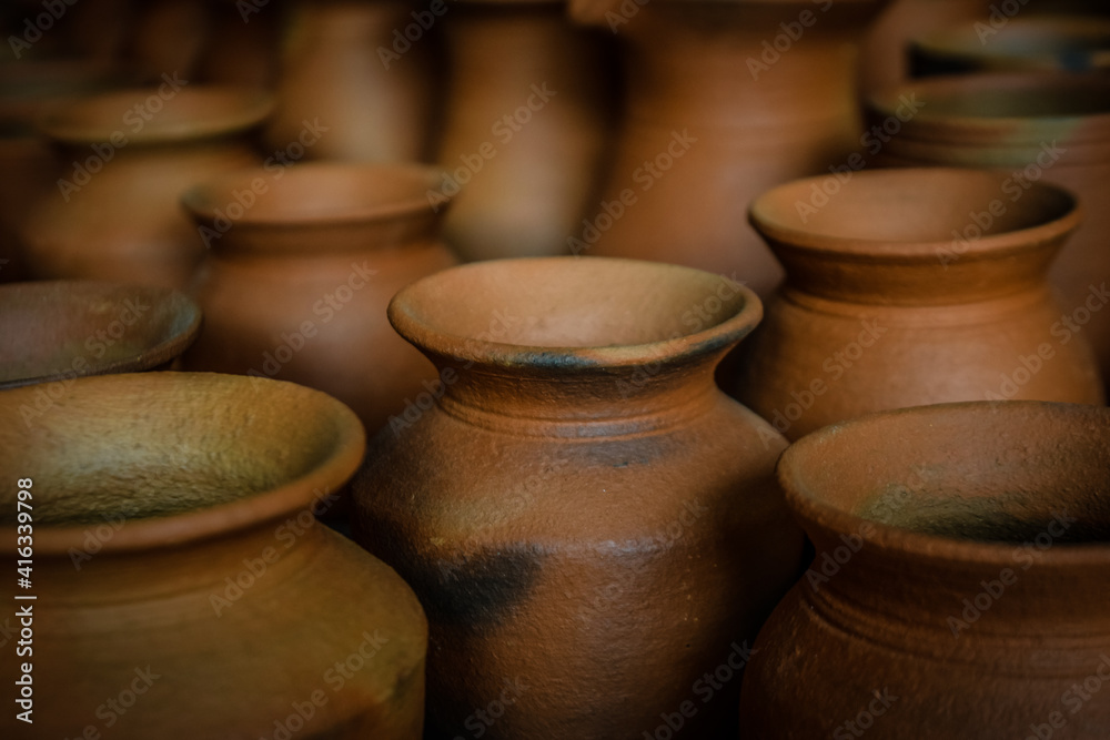 Exclusive Red Clay Pottery Products Molding soul into the clay Traditional Scenario Image Exclusive Red Clay Pottery Products Molding soul into the clay Traditional Scenario Image
