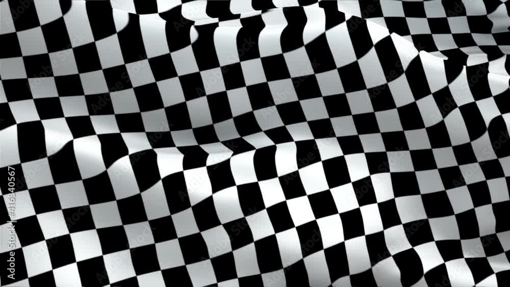 Checkered Racing Flag video waving in wind. Formula Racing Flag background. Start Race Checkered Flag Looping Closeup 1080p Full HD footage.Checkered Black white Start Finish Win Race flags footage Checkered Racing Flag video waving in wind. Formula Racing Flag background. Start Race Checkered Flag Looping Closeup 1080p Full HD footage.Checkered Black white Start Finish Win Race flags footage