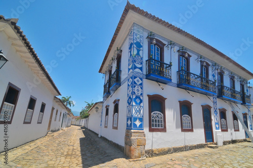 Paraty or Parati - well preserved Portuguese colonial and Brazilian Imperial city located on the Costa Verde.