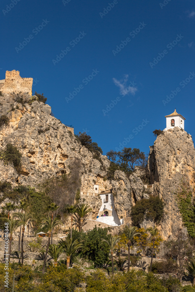Tourist spot, Castell de Guadalest. Alicante, Spain