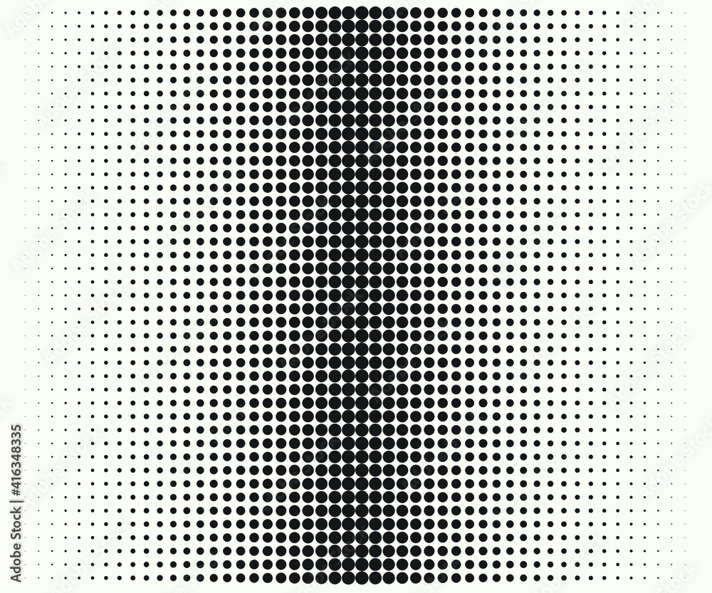 Horizontal lines. Design halftone element. Vector illustration. Line halftone pattern with gradient effect. Template for backgrounds and stylized textures.