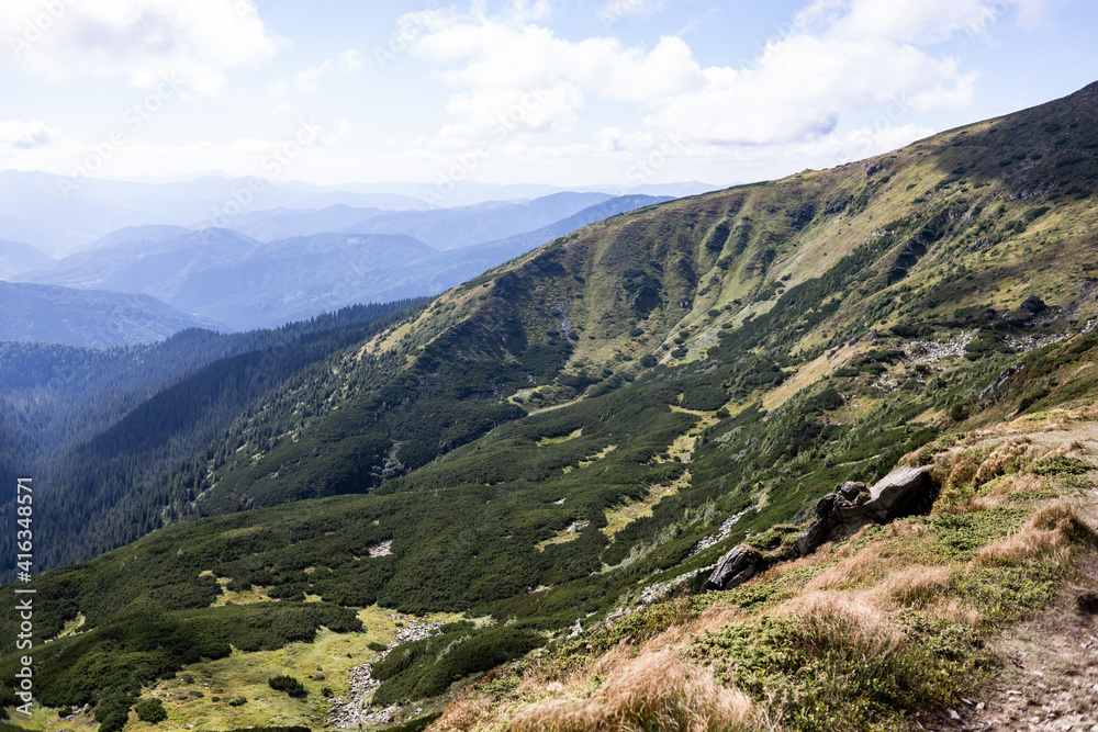Naklejka premium mountain landscape 