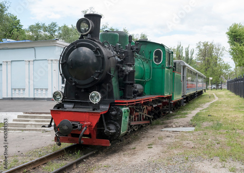 Narrow-gauge steam locomotive