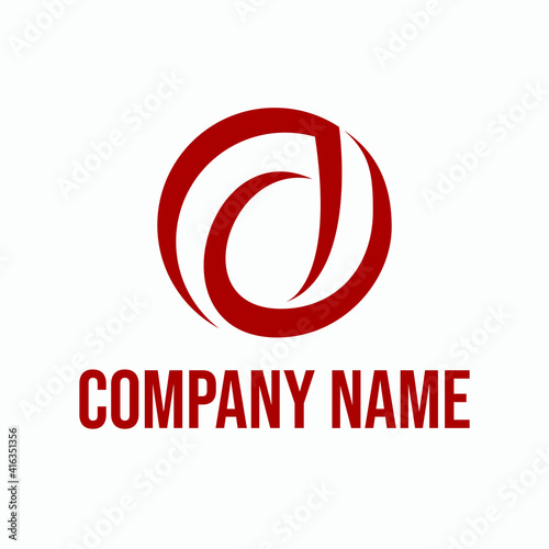 AC / CA Rounded Logo Template