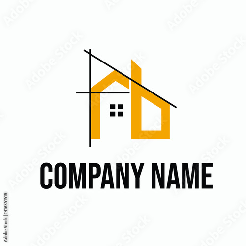 Modern Architecture / House Design Logo Template