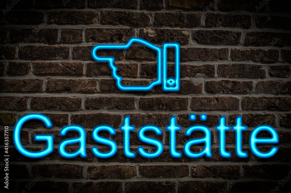 Leuchtreklame Gaststätte Leuchtreklame Gaststätte