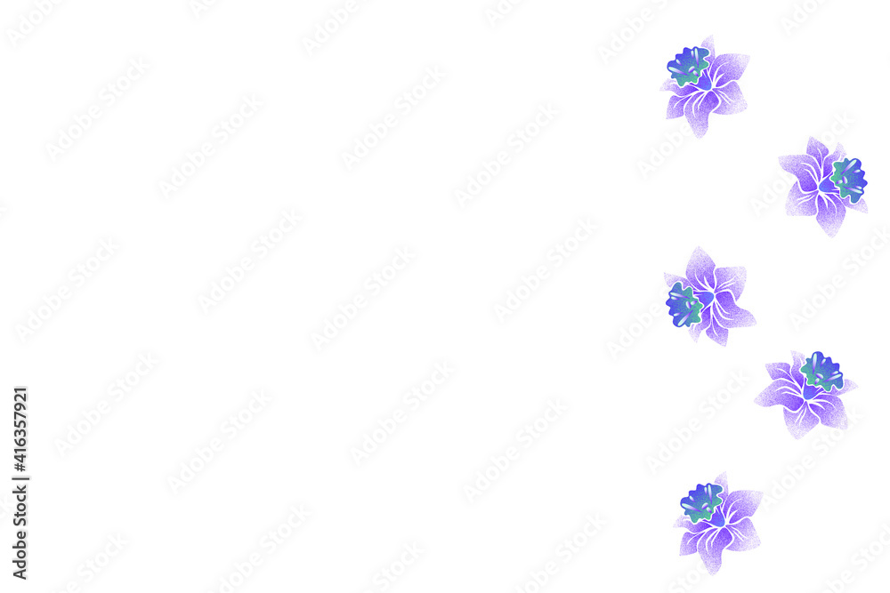 Daffodil pattern. Floral background. Empty space for text