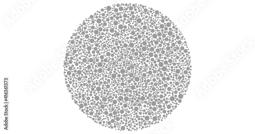 vector pattern with spheres. Blurred decorative design in abstract style with bubbles. Design for posters, banners.