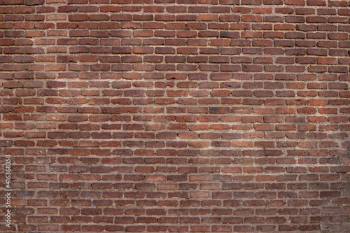 real texture of brick wall